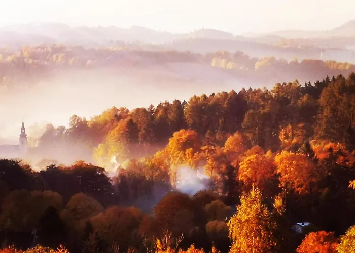 Jaworowy Stok Z Widokiem Na Gory I Ogrodem