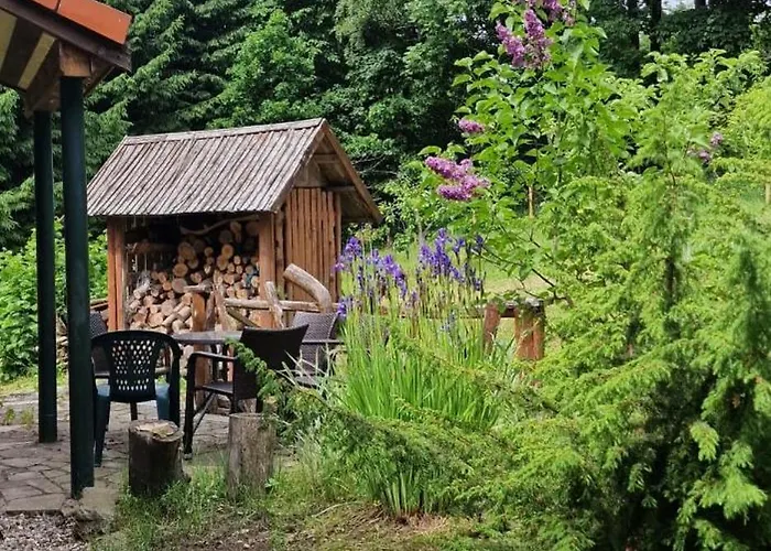 Jaworowy Stok Z Widokiem Na Gory I Ogrodem